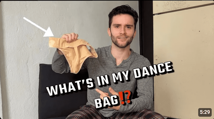 What I have in my dance bag, as a pro male ballet dancer